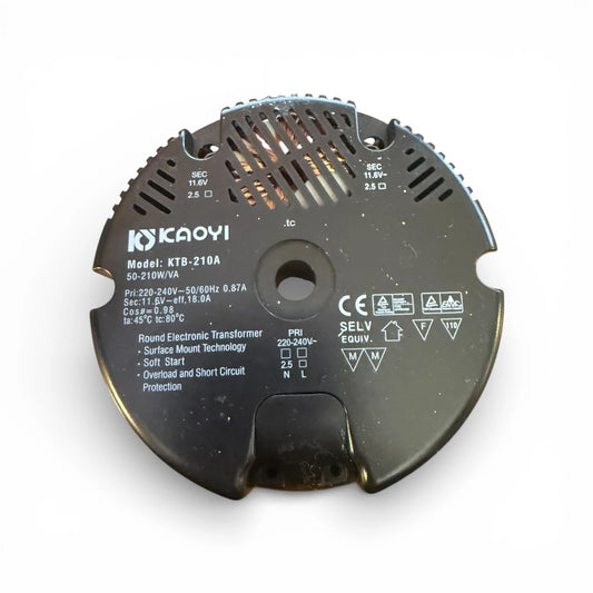 KAOYI KTB-210A elektronischer Transformator 50-210W 11,6V AC Halogen Trafo 230V auf 11,6V Niedervolt