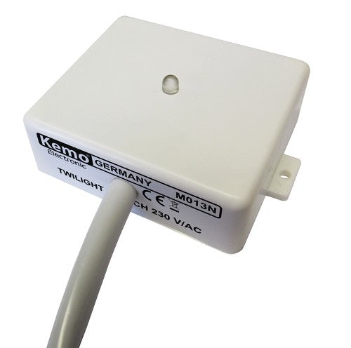 KEMO M013N Dämmerungsschalter Licht-Sensor weiß