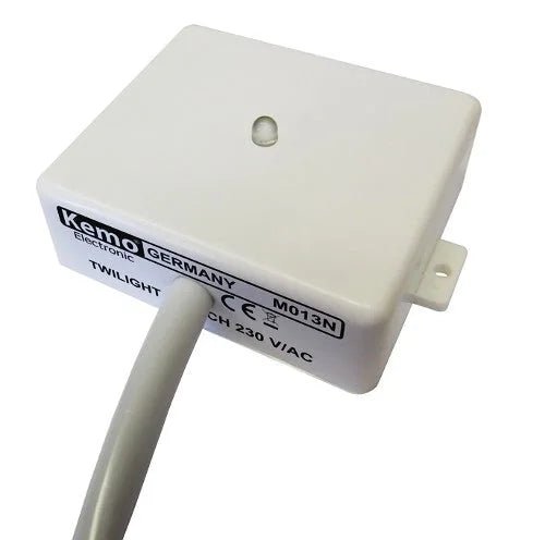 KEMO M013N Dämmerungsschalter Licht-Sensor weiß