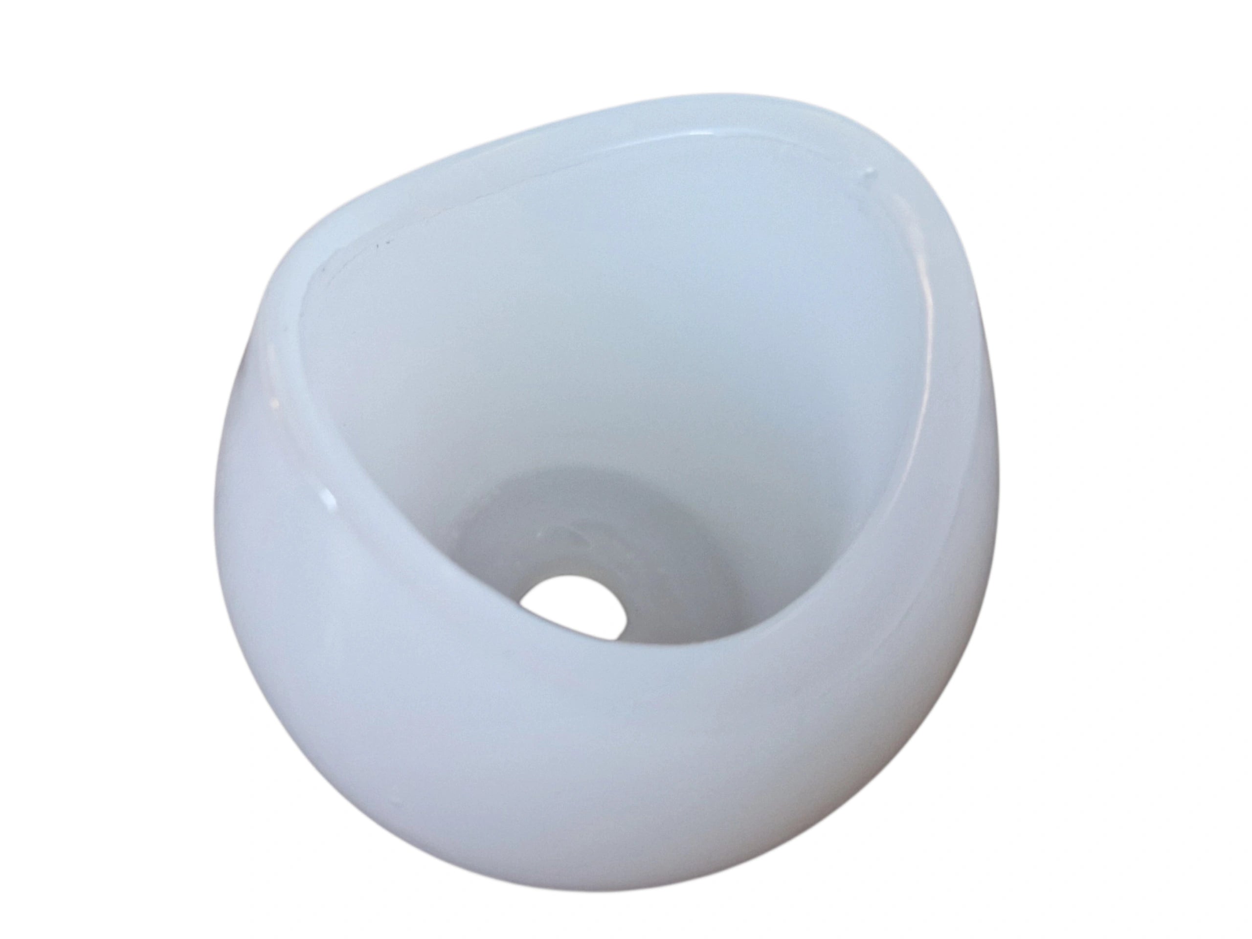 Lampenglas Loch 11mm Ø56 Ersatzglas weiß für G4 – Lampenschirm Snoop glänzend weißer glasschirm klein