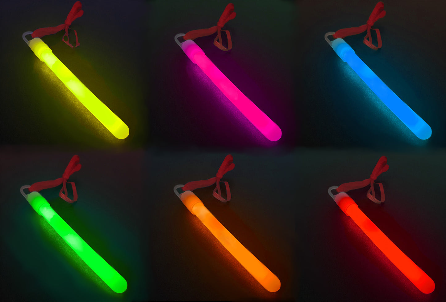 Knicklicht gelb 10 cm mit Halskette