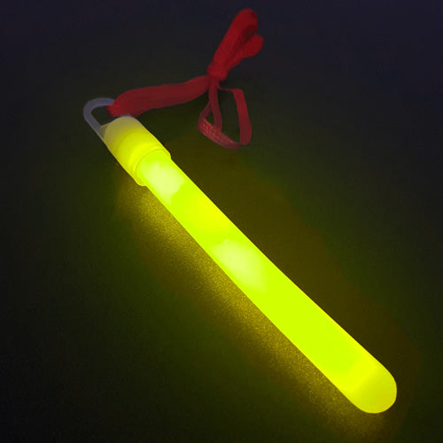 Knicklicht gelb 10 cm mit Halskette