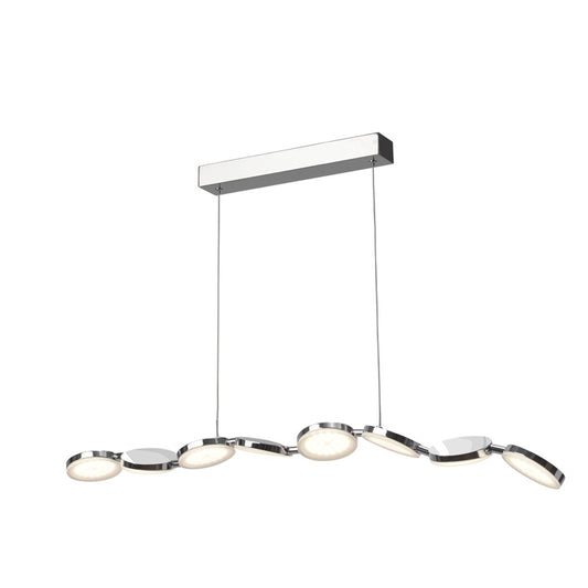 LED Esstischlampe Konge 90cm dimmbar Chrom verstellbar – Pendelleuchte dimmbar