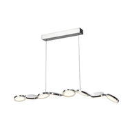 LED Esstischlampe Konge 90cm dimmbar Chrom verstellbar – Pendelleuchte dimmbar
