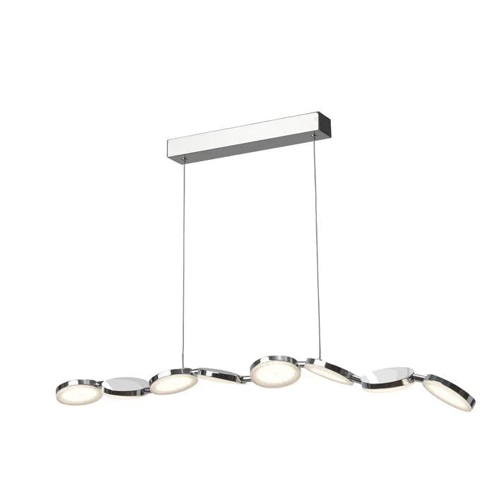 LED Esstischlampe Konge 90cm dimmbar Chrom verstellbar – Pendelleuchte dimmbar