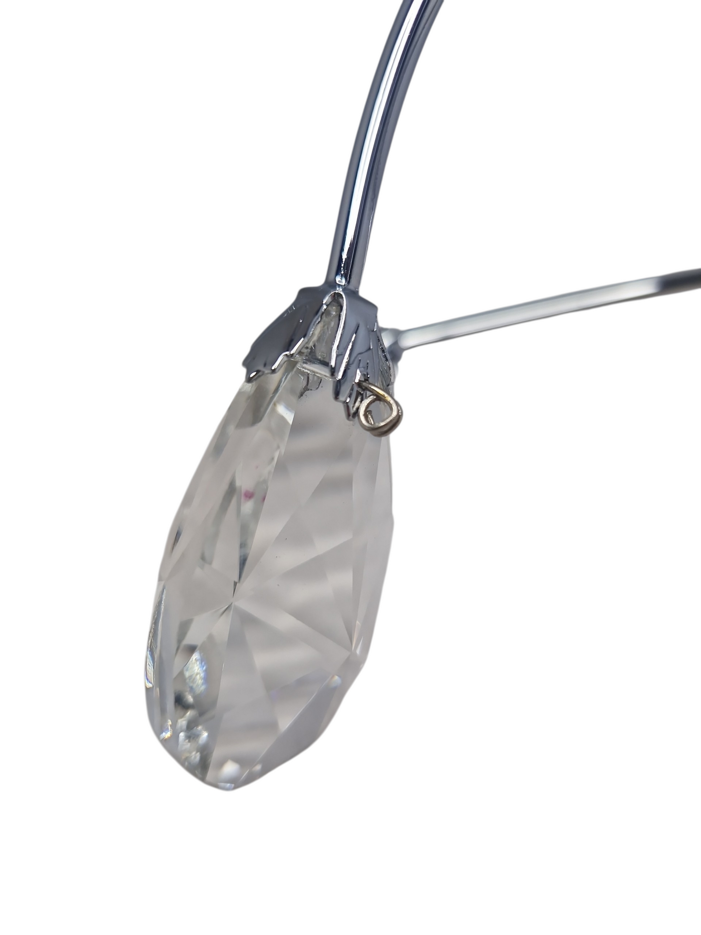 Kristallarm Sompex 79459 Chrom glänzend geschwungen Arm mit Kristallen Ersatzteil zu Minerva 79451