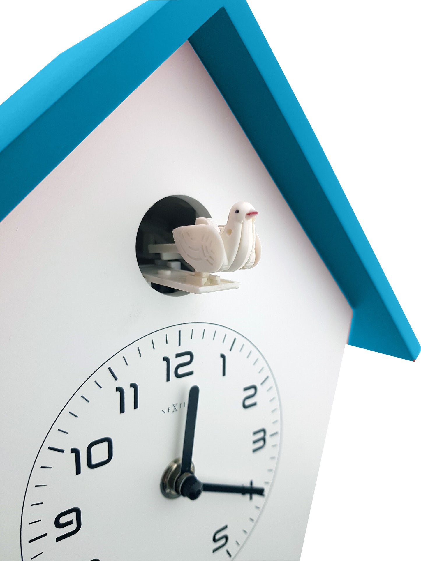 Design Kuckucksuhr modern bunt Birdy Blau Nextime