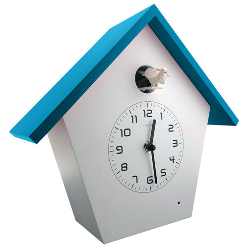 Design Kuckucksuhr modern bunt Birdy Blau Nextime