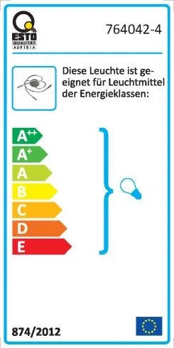 Armatur Deckenlampe rund geschwungen 3 flammig
