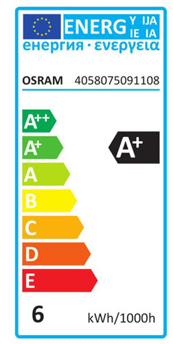 Osram Smart+ Filament Globe E27 5.5W dimmbar für Apple
