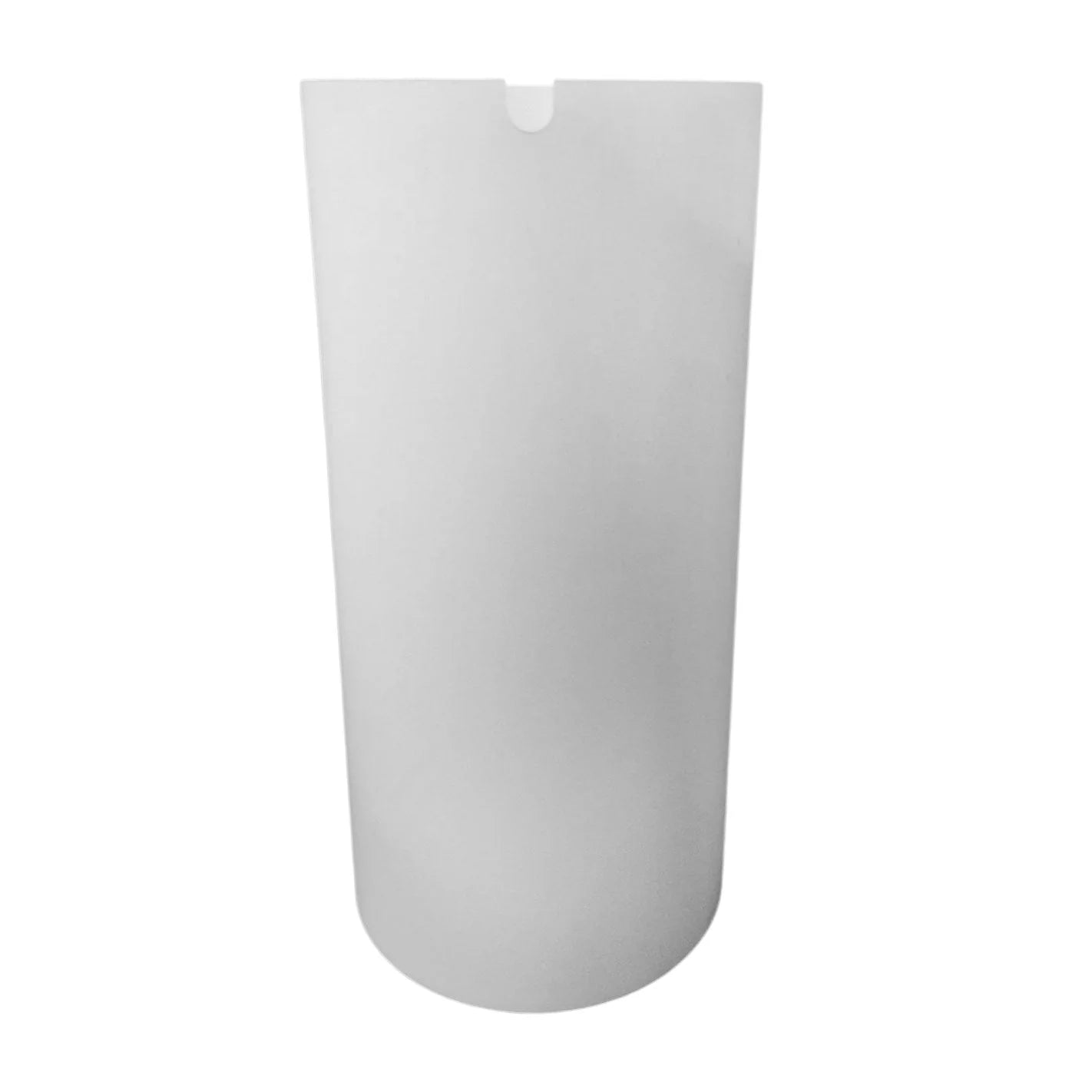 lampen ersatz glas glaszylinder weiss matt opal rund 40cm hoch durchmesser 20cm mit 3 einkerbungen ersatzglas zu tripod sompex 28034 willemse verlichting 