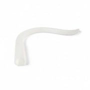 Glas Stab Lampenschirm Ø16 Ersatzglas Weiß G4 Wave – Tischlampe / Tischleuchte / Nachttischlampe – Lampenglas 