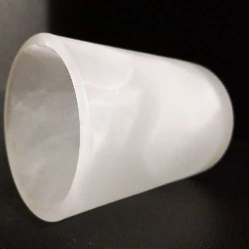 Lampen Glas Schirm Ersatzglas Weiß H5,7cm – Lampenglas 