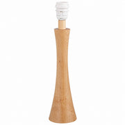 Lampenfuß aus Holz 34cm mit E27 Fassung mit Tischlampe mot Halterung für Lampenschirm - Modell Diabolo 182101 von various