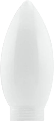 Lampenglas mit Gewinde zum schrauben kerze e14 weiß opal matt paulmann 875.76 Dekokappe für sockel