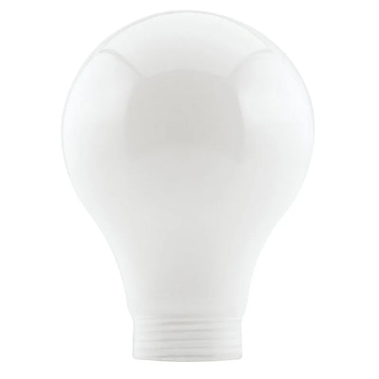 Lampenglas mit Schraubgewinde Paulmann Deco Glas AGL Birnenform A60 Opal weiß für E14 / E27 bis 42W Paulmann 875.78 durchmesser 60mm höhe 84mm