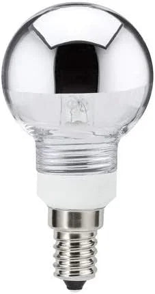 Lampenglas mit Schraubgewinde Tropfen Kopf verspiegelt silber 45mm Paulmann 875.68 ean 4000870875681