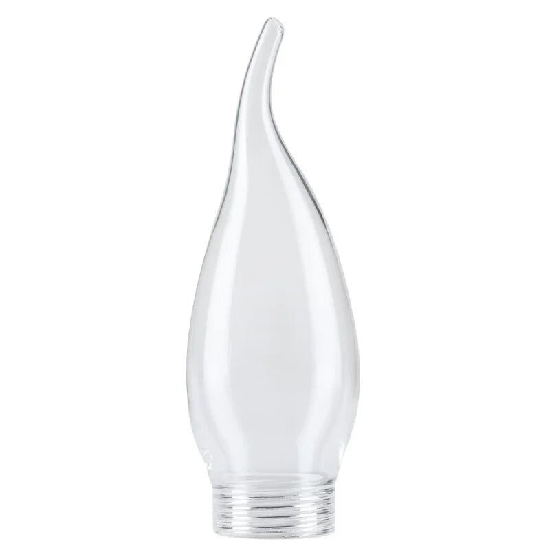 Lampenglas Kerze Windstoß mit Schraubgewinde Glas klar 10,5 cm Paulmann 870.06 ean 4000870870068 lampenschirm aus glas kerze mit zipfel