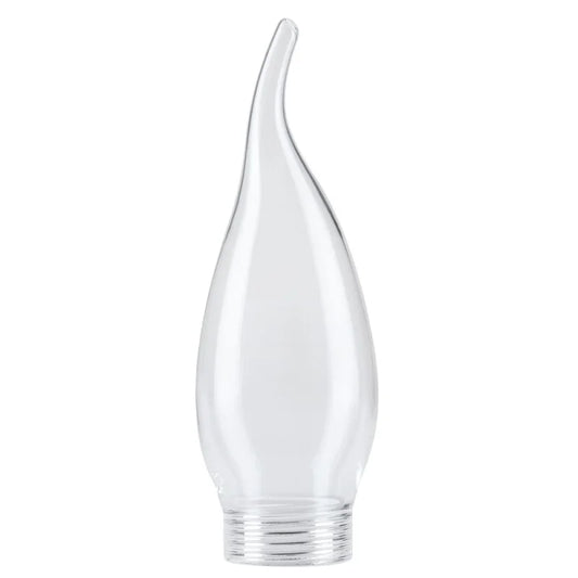 Lampenglas Kerze Windstoß mit Schraubgewinde Glas klar 10,5 cm Paulmann 870.06 ean 4000870870068 lampenschirm aus glas kerze mit zipfel