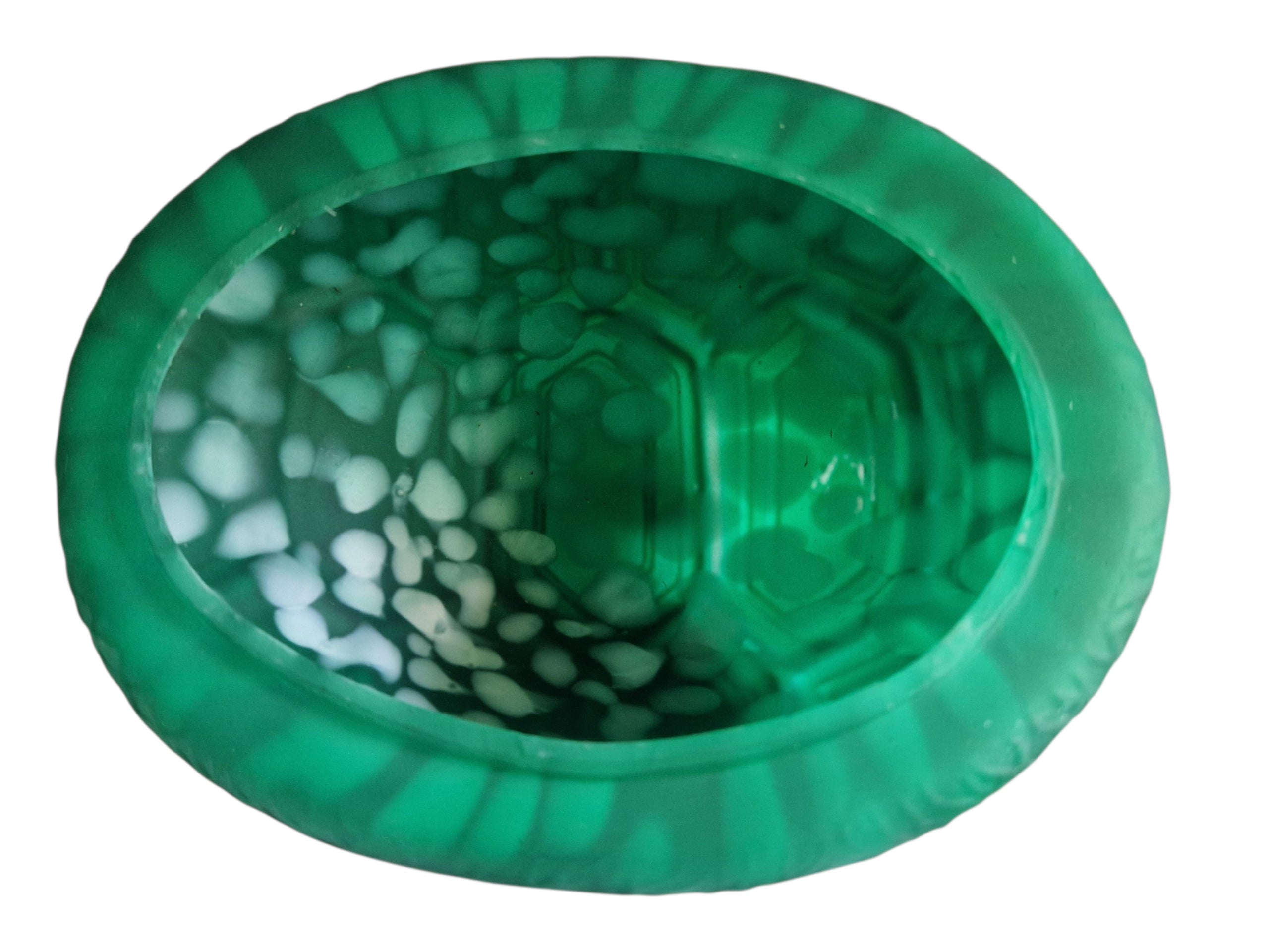 Lampenglas Schildkröte Grün Ersatzglas für Tischleuchte 165 x 80 mm Einzelstück Lampenschirm ersatz schildkrötenpanzer grün ausgefallen vintage trio leuchten