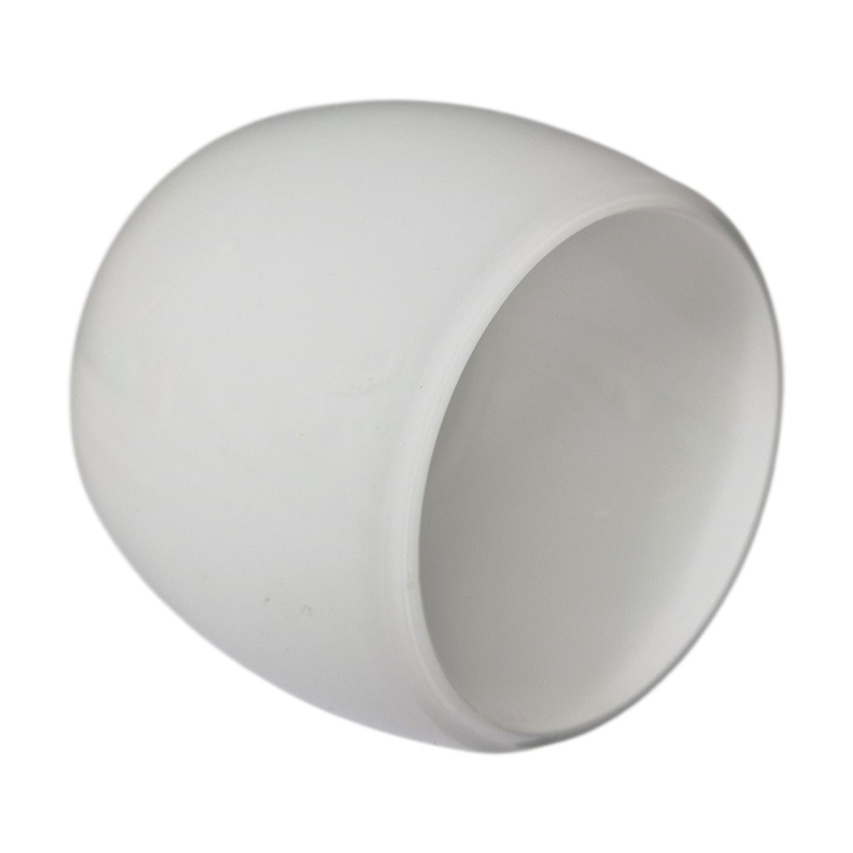 SEWACC Milchglas Lampenschirm – Ersatzglas Für Pendel-, Steh- & Wandleuchten – Zylindrische Form, Gleichmäßige Lichtverteilung, Pflegeleicht – 15x12 Cm