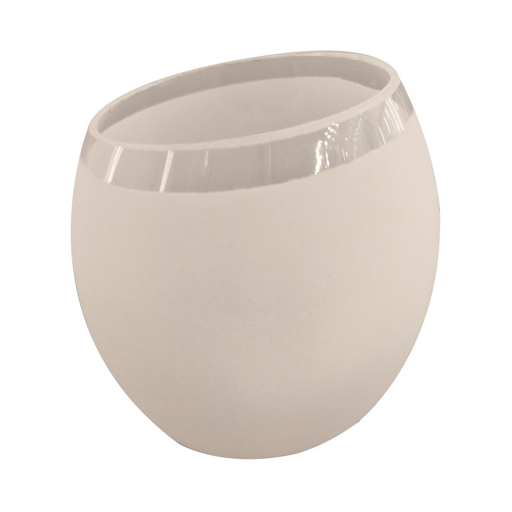 Lampenglas Ersatzglas weiß transparent milchig mit 32mm Öffnung – Lampenglas klar, satiniert