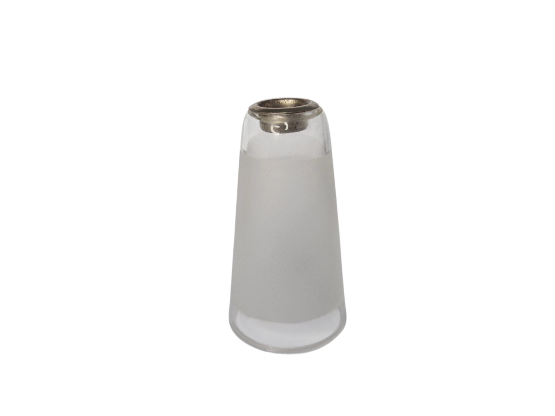 Lampenglas G4 Loch 12mm 6cm hoch Glas klar matt Lampen Ersatzglas Tulpe Kegel konisch