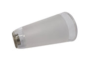 Lampenglas G4 Loch 12mm 6cm hoch Glas klar matt Lampen Ersatzglas Tulpe Kegel konisch
