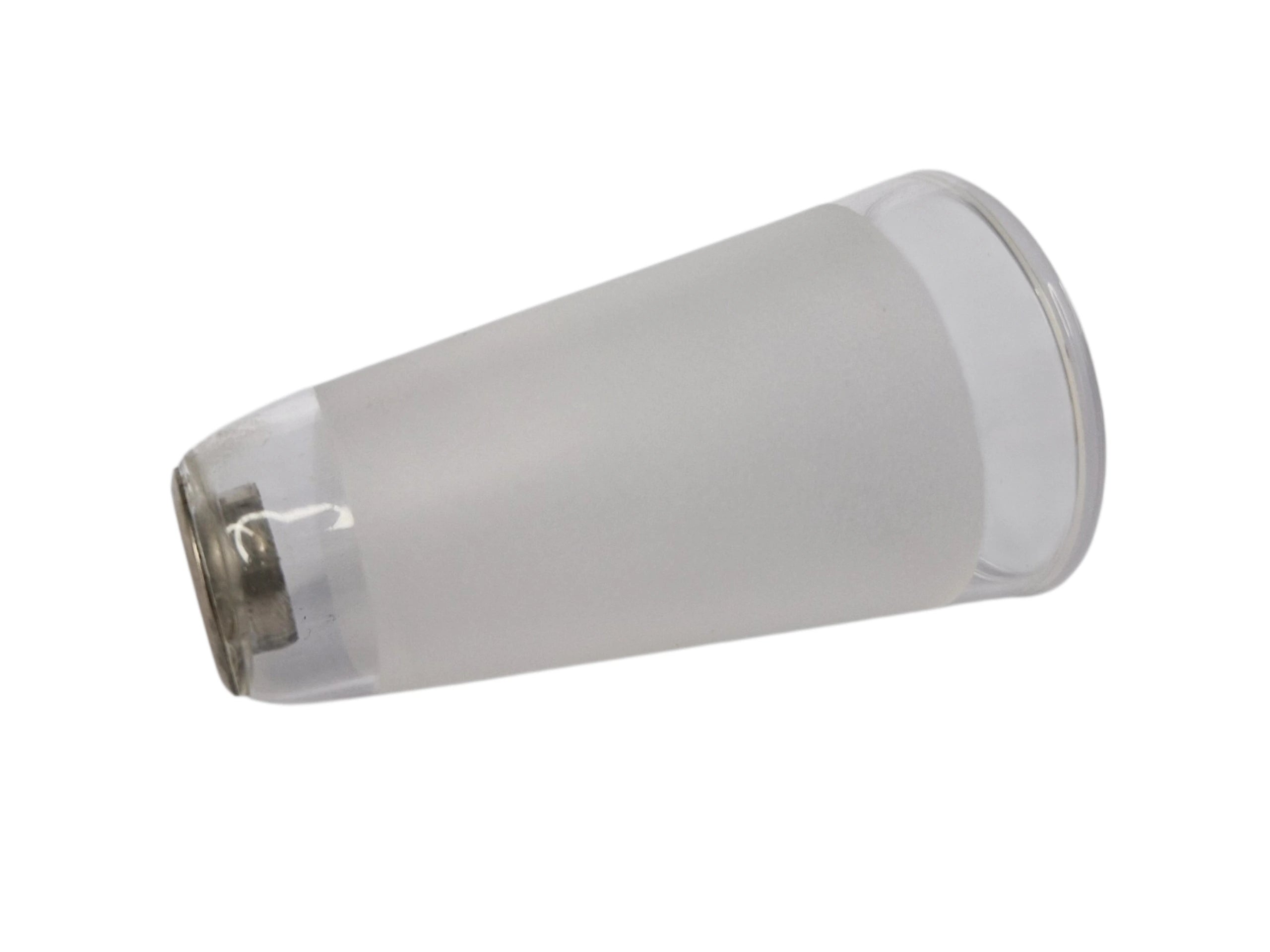 Lampenglas G4 Loch 12mm 6cm hoch Glas klar matt Lampen Ersatzglas Tulpe Kegel konisch