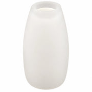 Lampenglas G4 weiß matt in Tulpenform – kleines Ersatzglas 55 x 32 mm