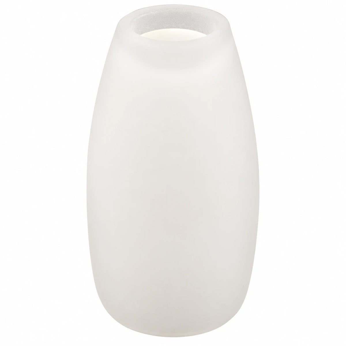 Lampenglas G4 weiß matt in Tulpenform – kleines Ersatzglas 55 x 32 mm