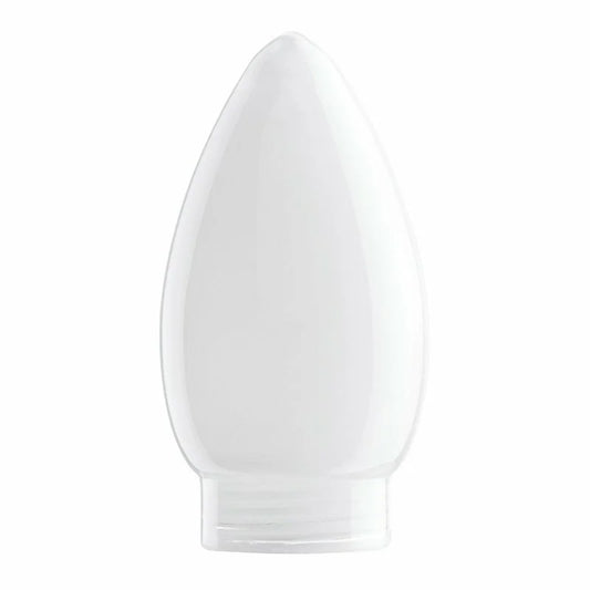 Lampenglas mit Gewinde zum schrauben kerze e14 weiß opal matt paulmann 875.87 Dekokappe für sockel 4000870875872 6,7 cm hoch 3,5 cm durchmesser