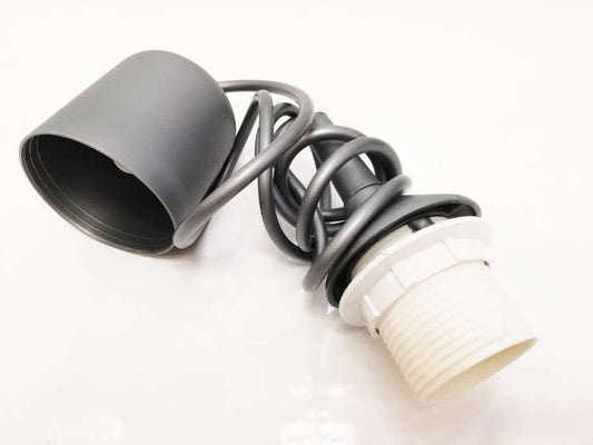 Schnurpendel für Hängelampen, 130cm, E27 Silber