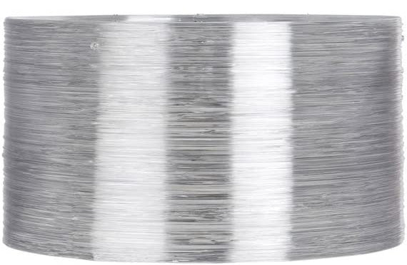 Lampenschirm aus Acryl silber 50cm Ersatzschirm Hängelampe