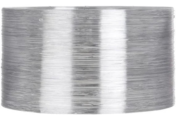Lampenschirm aus Acryl silber 50cm Ersatzschirm Hängelampe
