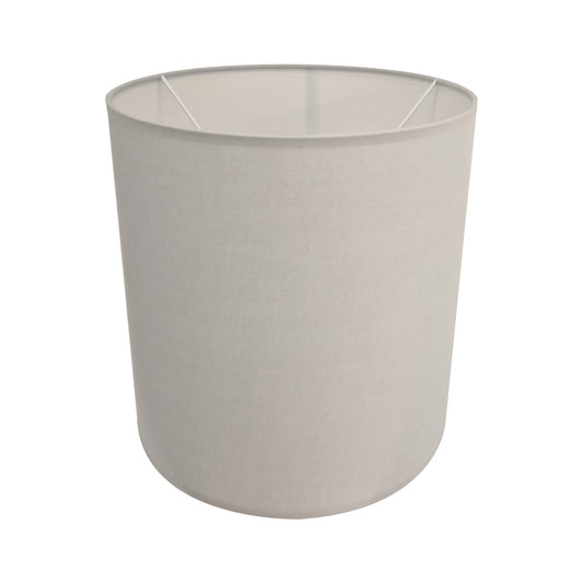 Lampenschirm grau 35cm rund E27 für Stehlampe, Hängelampe & Tischlampe – Lampenschirm Stoff