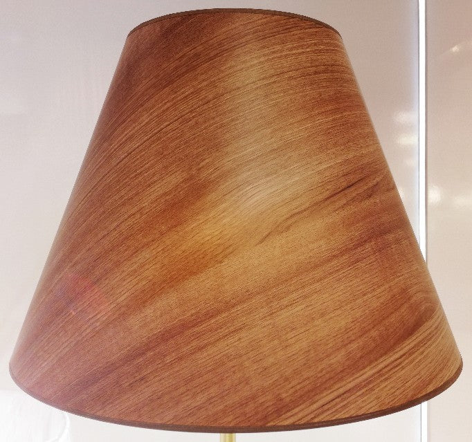 Hängeleuchte aus PCV,  Teak Braun , FLI 217031