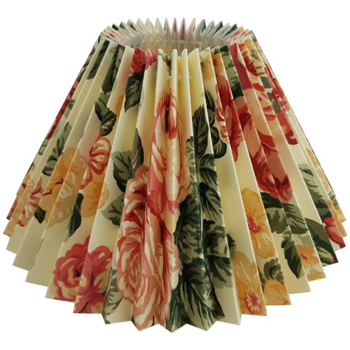 Lampenschirm Tischlampe Plissee mit Blumenmuster E27 Lampenschirm – saasil.de