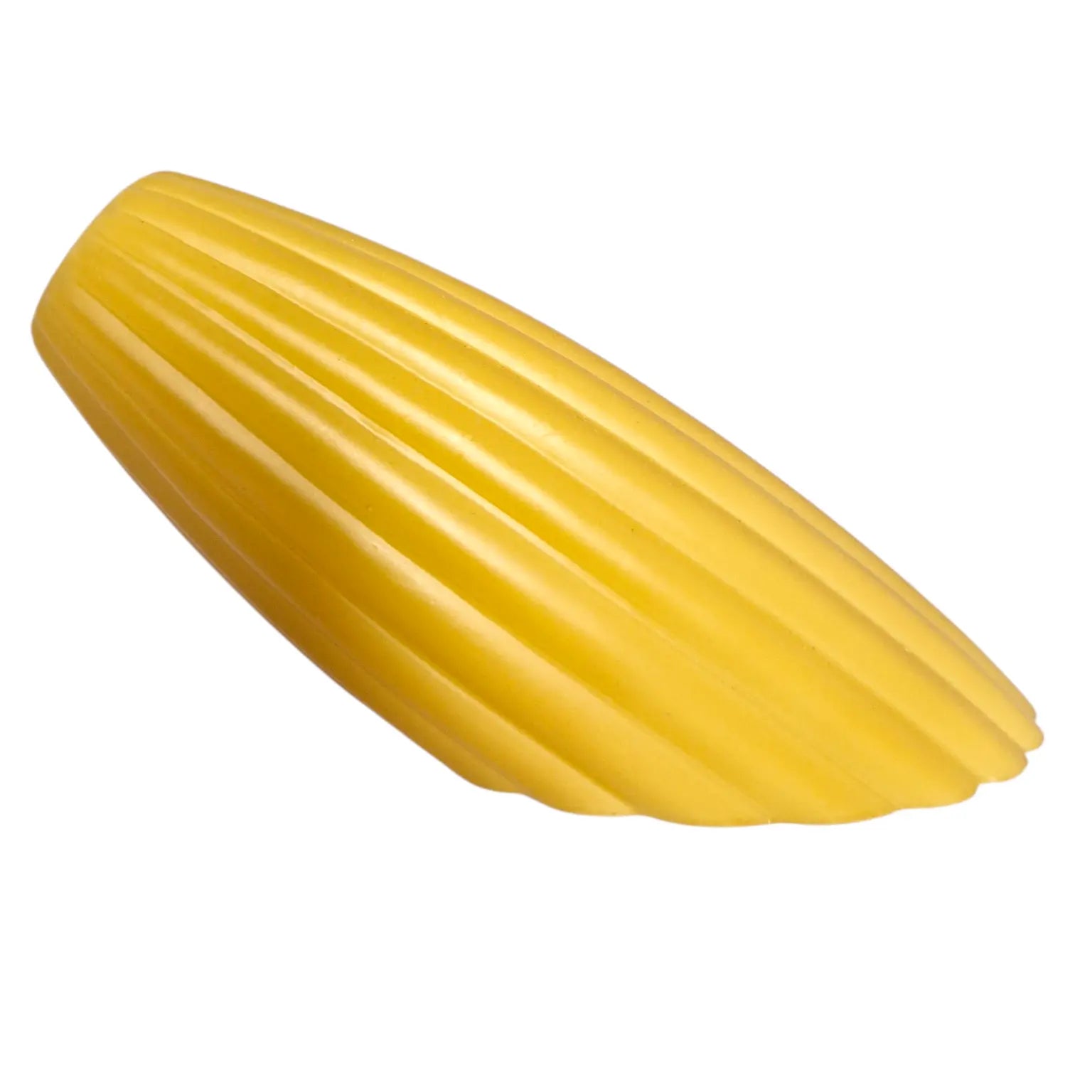 Hellbraunes geriffeltes Lampenglas in Tulpenform 125 mm als Ersatzglas für Tisch- und Wandleuchten