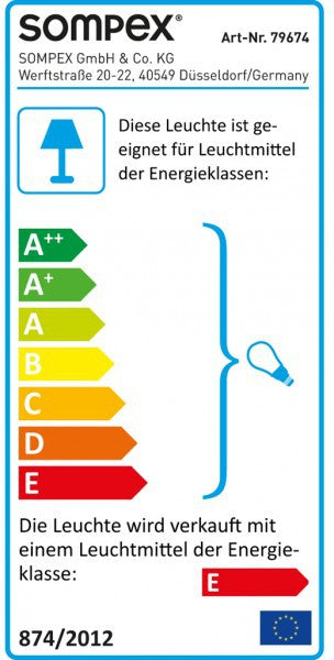 Ausgefallene Deckenleuchte Summer Blumenform gelb