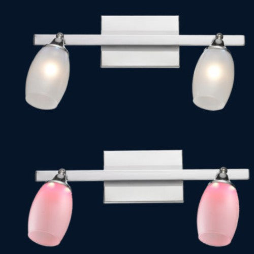 LED Deckenleuchte mit Fernbedienung Color 2 flammig – Strahler / Spotbeleuchtung