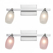 LED Deckenleuchte mit Fernbedienung Color 2 flammig – Strahler / Spotbeleuchtung