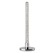 LED Deko Tischleuchte 10W Claudi Glas Lichtsäule Tischlampe
