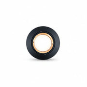 LED Decken Einbaustrahler GU10 230V schwarz rund – Einbaustrahler IP20, schwenkbar, dimmbar, 49mm