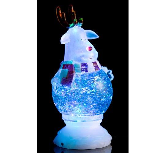 LED Figur Batterie Renntier Rudolf Weihnachten