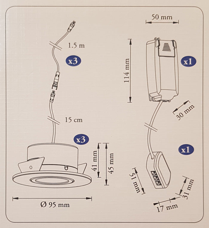 – Einbaustrahler