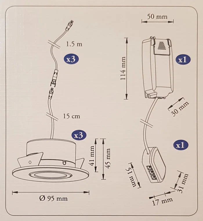 – Einbaustrahler