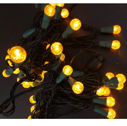 Motiv Lichterkette LED 50er, innen, Berry gelb 5m