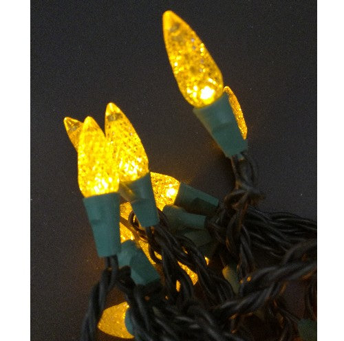 Motiv Lichterkette LED 50er Mini Tannenzapfen gelb, 5m, innen