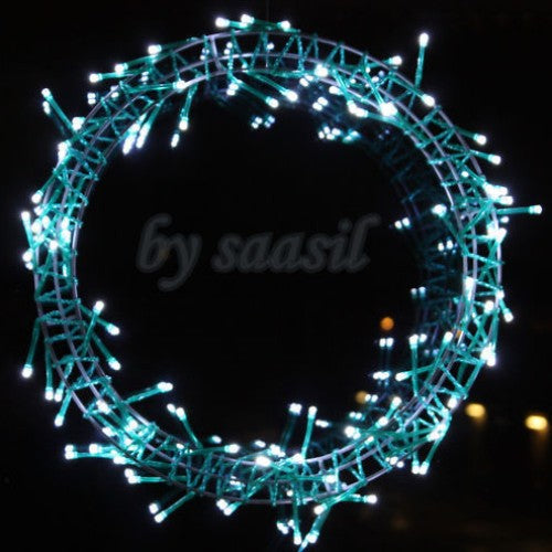 LED Lichtkranz Weihnachten Türkranz Wandkranz Ø40